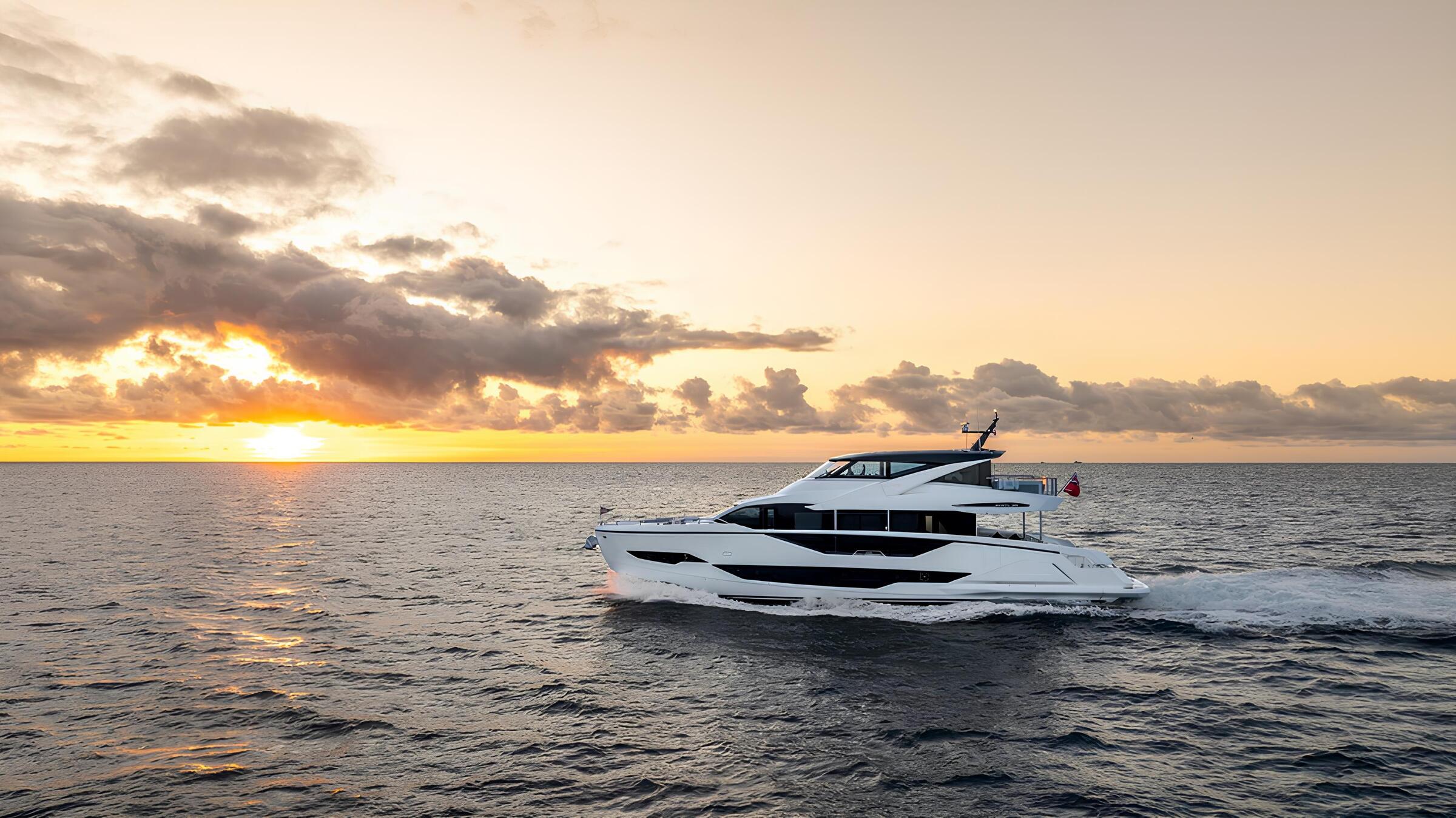 Экстерьер Sunseeker 90 Ocean 2024 MY AURELIUS/Exterior Sunseeker 90 Ocean 2024 MY AURELIUS