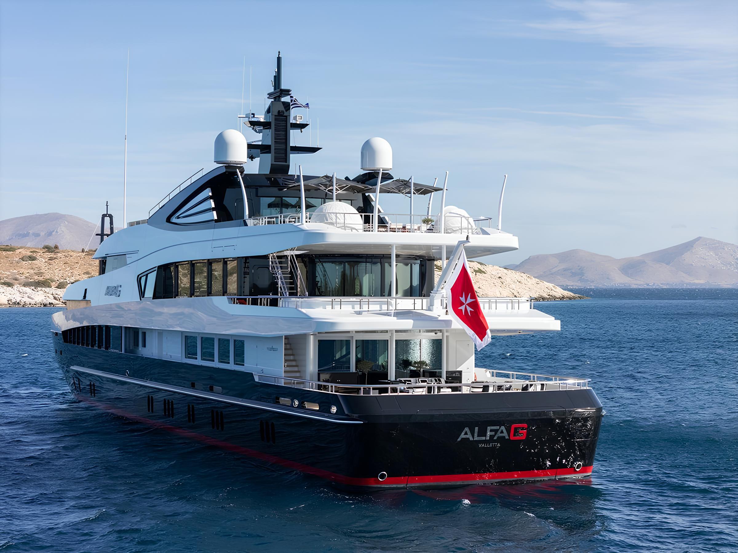 Экстерьер Oceanco 60M TSDY 2004 MY ALFA G/Exterior Oceanco 60M TSDY 2004 MY ALFA G