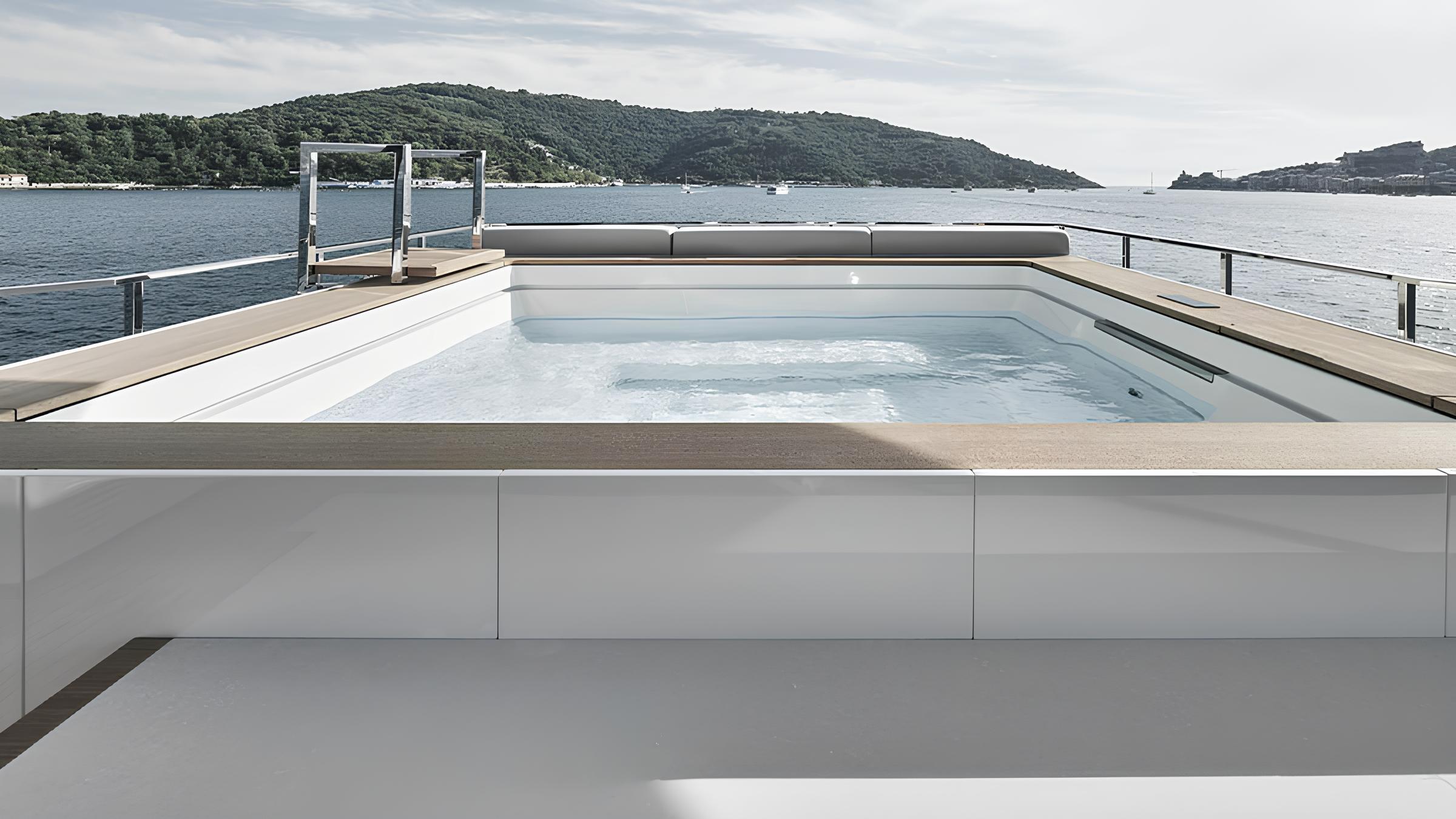 Джакузи на сандеке/Sundeck jacuzzi
