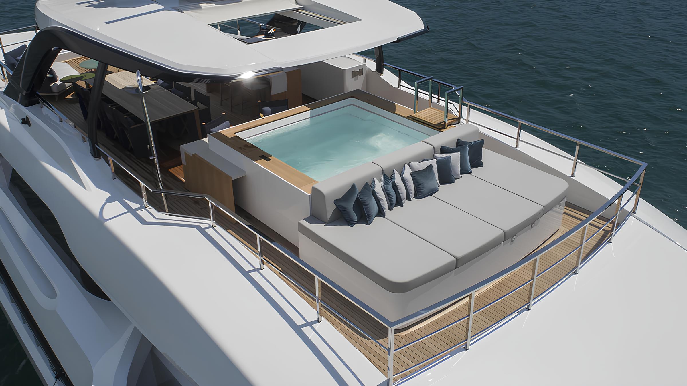 Джакузи на сандеке/Sundeck jacuzzi