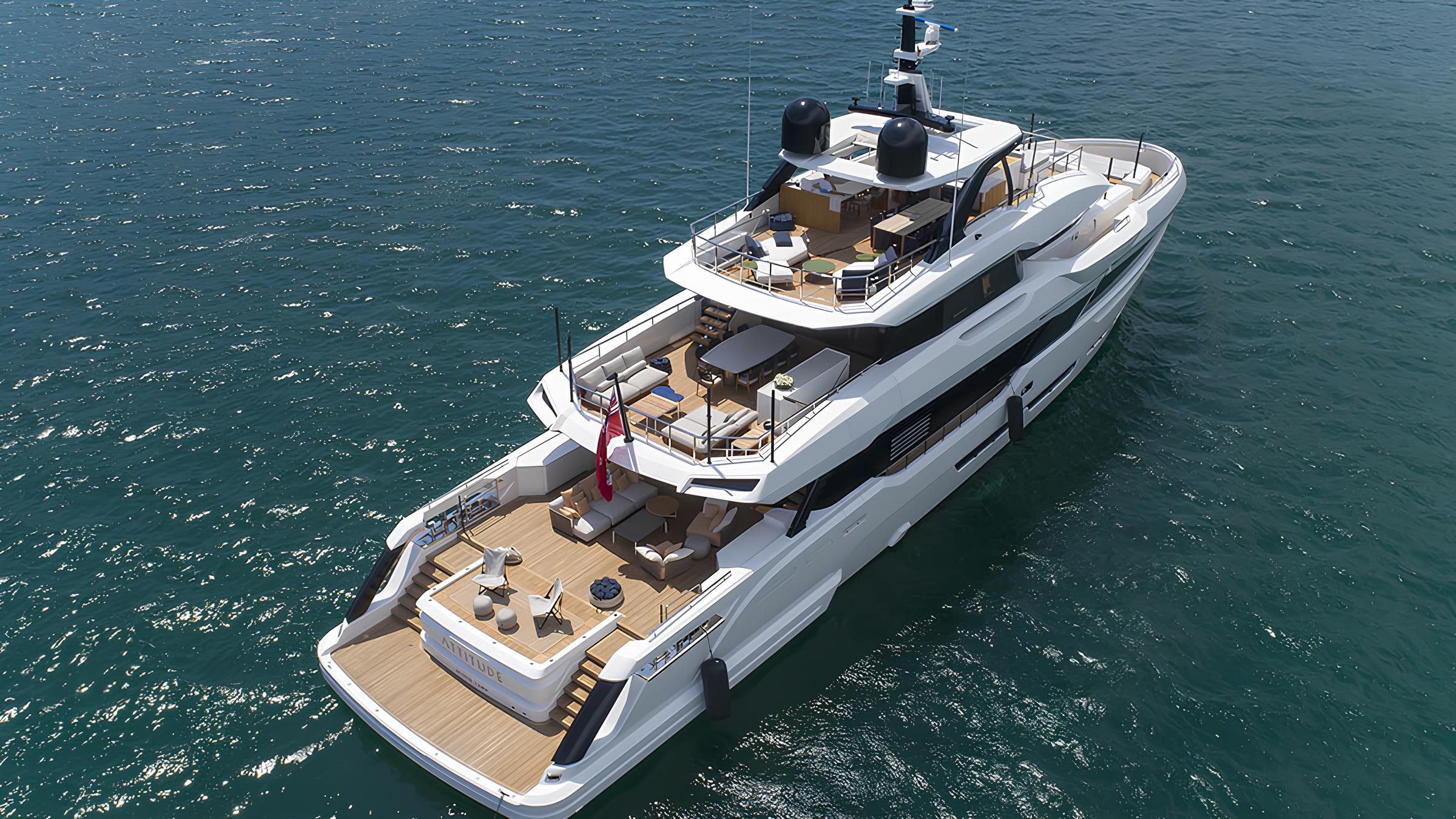 Экстерьер Baglietto 40M 2022 MY ATTITUDE/Exterior Baglietto 40M 2022 MY ATTITUDE